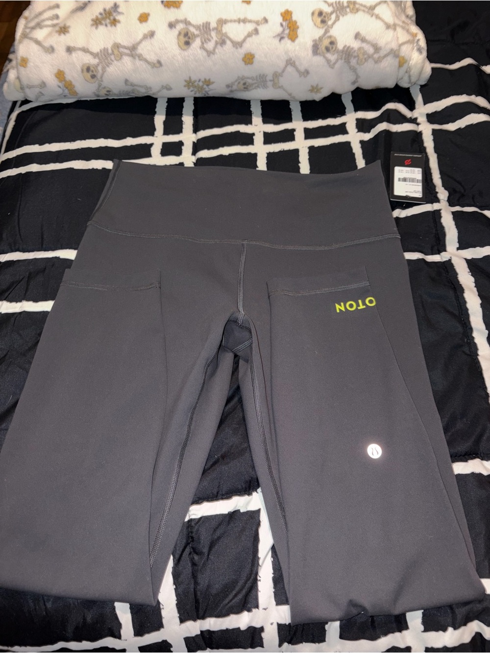 NWT lululemon athletica peloton Gray Athletic Leggings - Gray - Picture 5 of 6